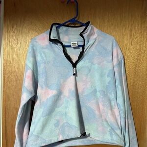 PINK Victoria's Secret Pastel Half-Zip Sweater